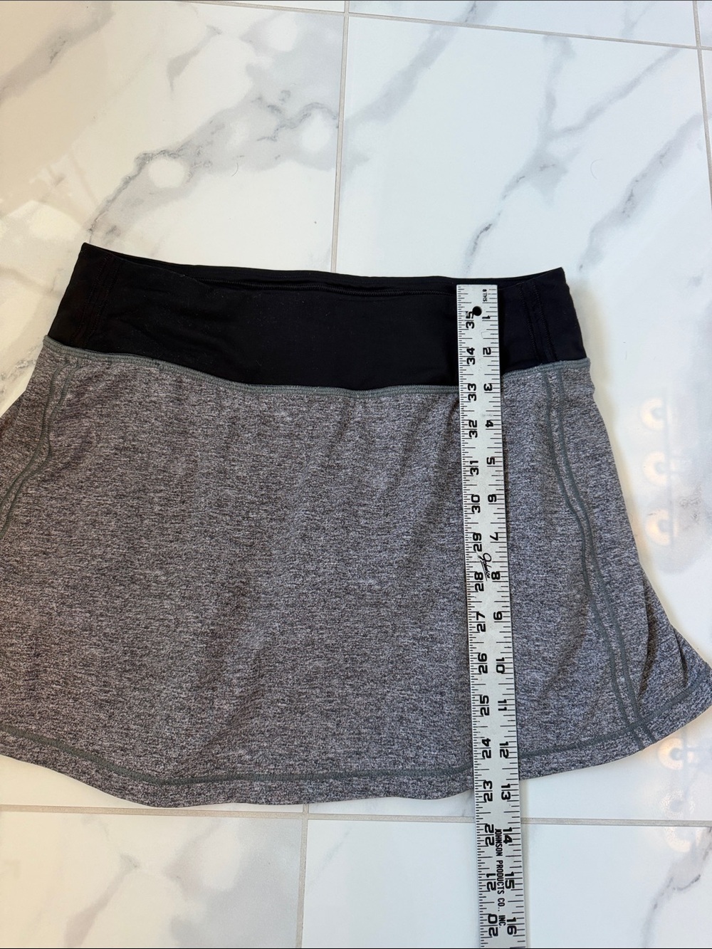 Lululemon Pace Rival 13" Heather Lux Multi Black Skort Tennis Skirt Women’s 4 - Picture 12 of 13